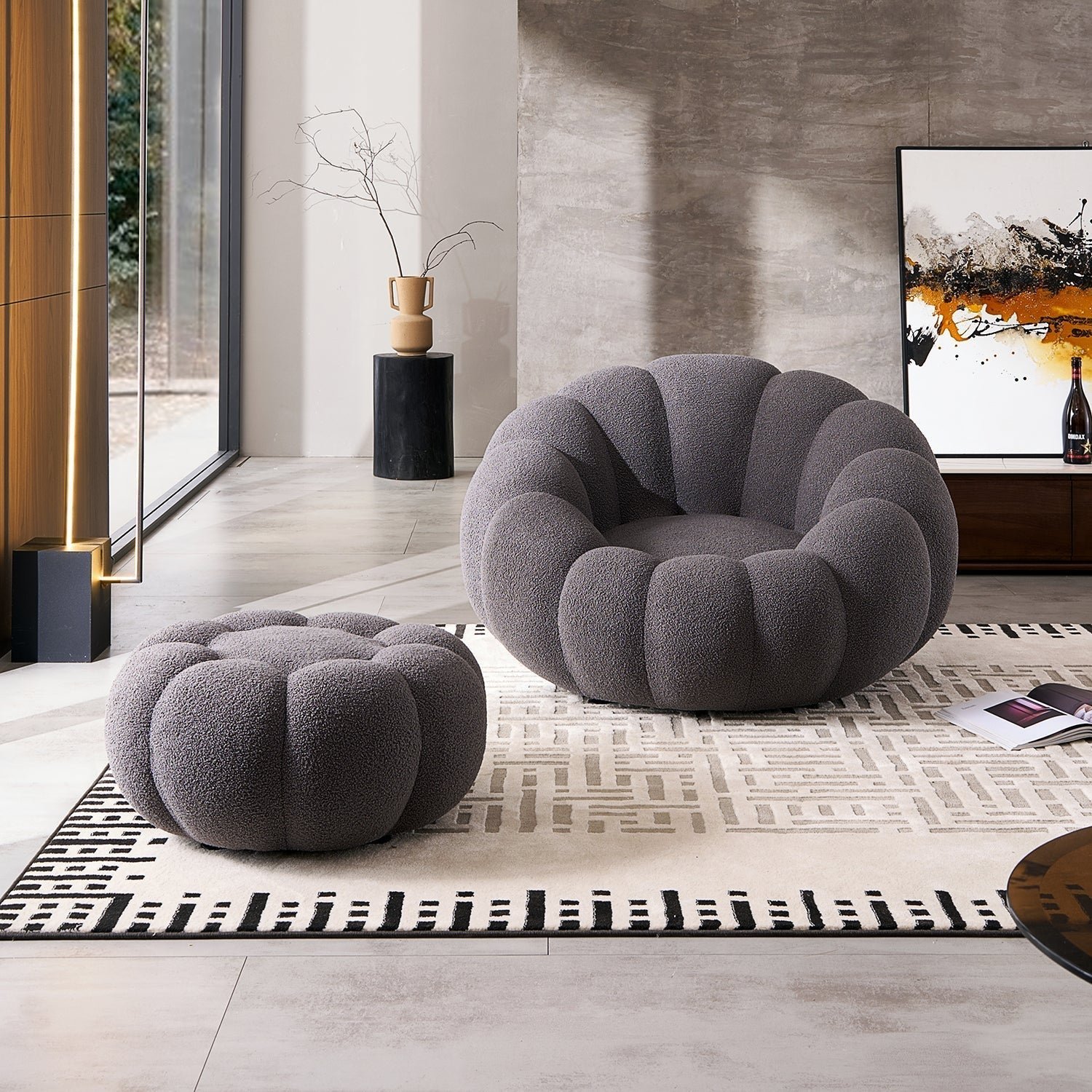 Wide Seat Accent Chair