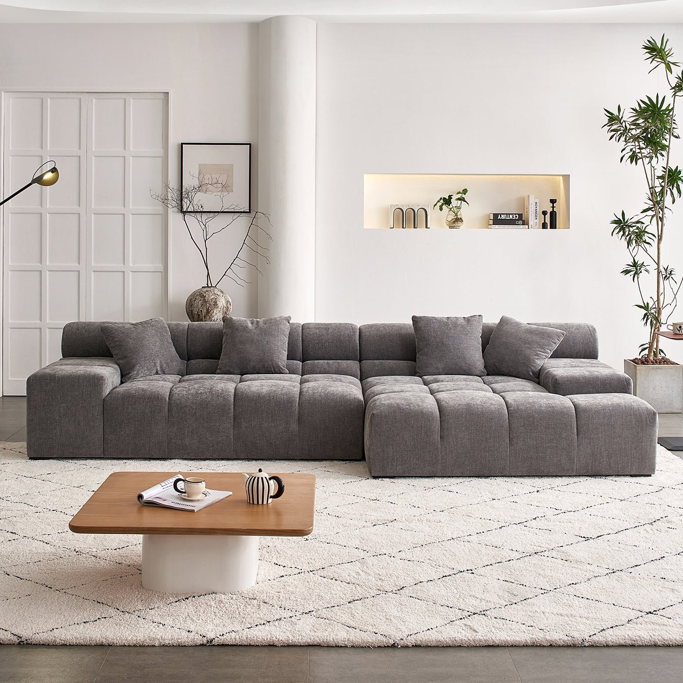 Amora L Shape Sectional Sofa
